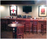 photo of bar counter area